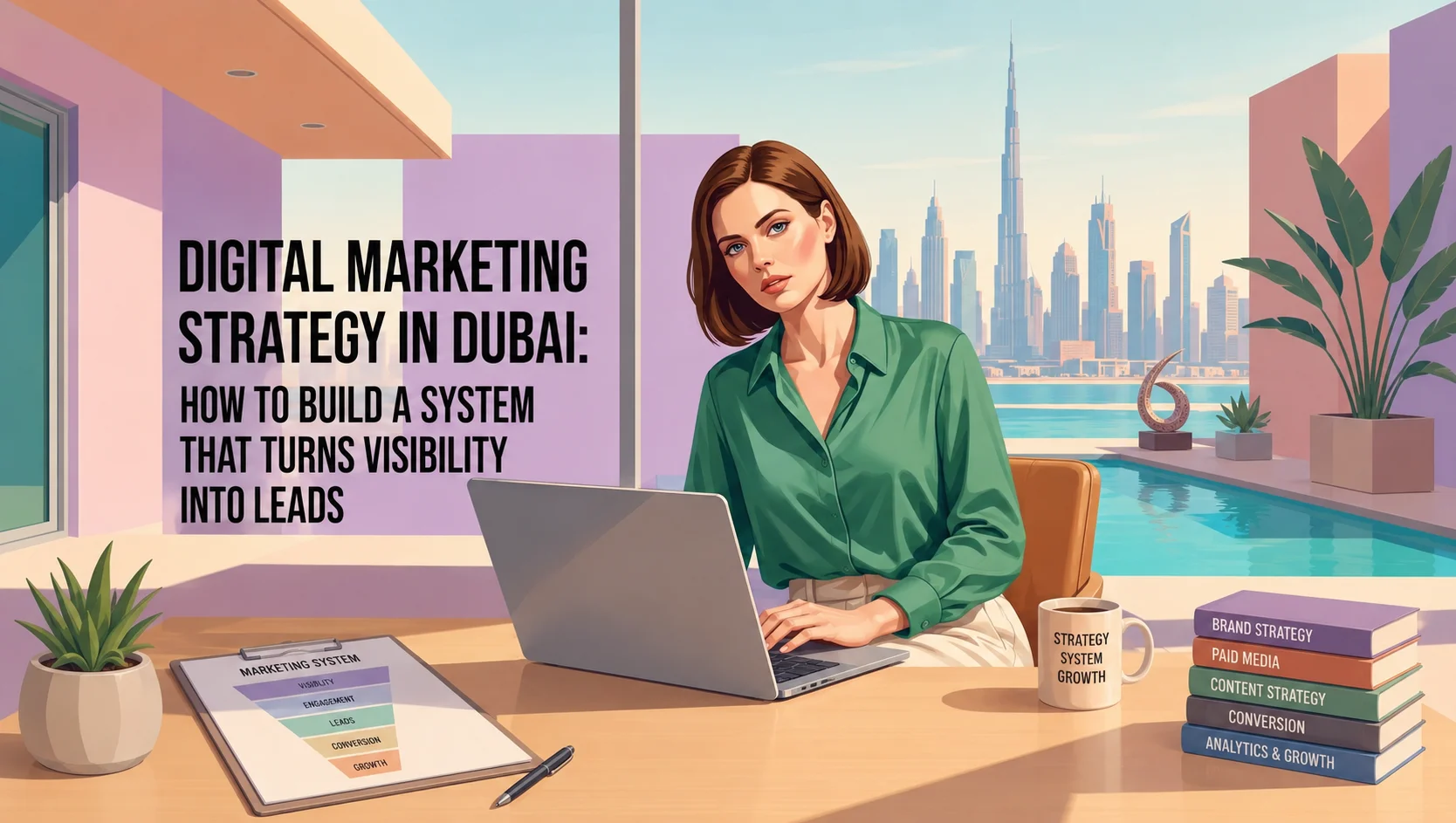 Digital marketing strategy in Dubai for turning visibility into leads